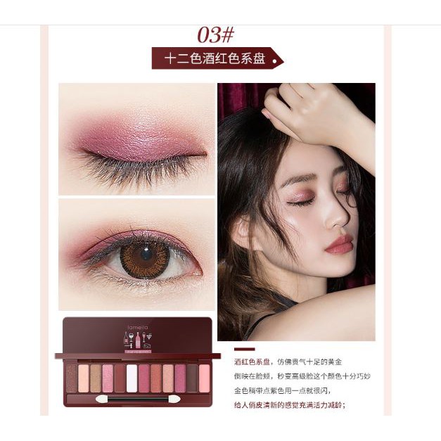 [12 MÀU] Bảng Phấn Mắt Play Color Eyes Của Lameila Hàng Nội Địa Trung GIÁ CỰC RẺ