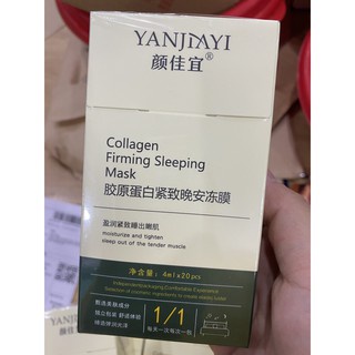 Hộp 20 gói mặt nạ ngủ thạch collagen nâng cơ nội địa trung