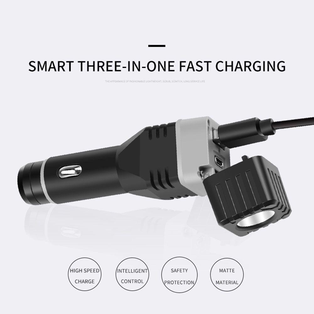 LET Đèn Pin LED XPG + Cob Độ Sáng Cao Chuyên Dụng Cho Xe Hơi