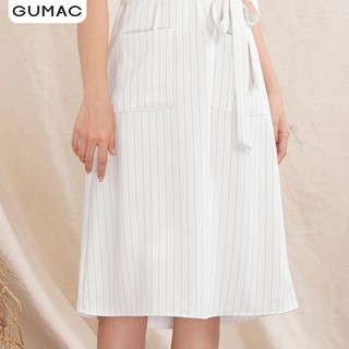Đầm sọc tay dơi DA1015 GUMAC