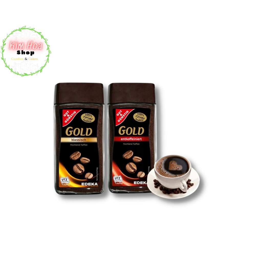 Cà Phê hòa tan NESCAFE GOLD & Cà Phê hòa tan đã khử CAFEIN GUT & GÜNSTIG GOLD & Bột CACAO NESQUIK -UCC- MADE IN GERMANY
