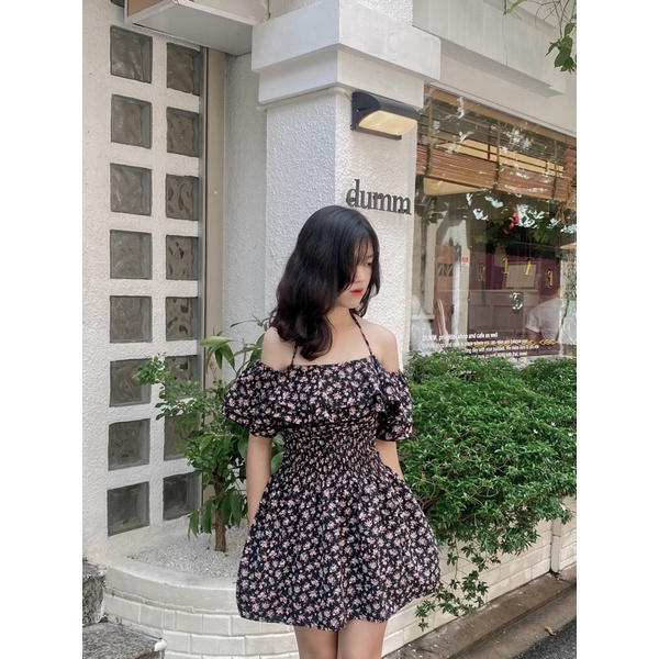 LUMI - Váy trễ vai tay bồng