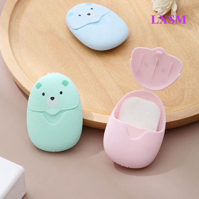Bộ 50 Giấy Xà Phòng Rửa Tay Tiện Lợi Du Lịch