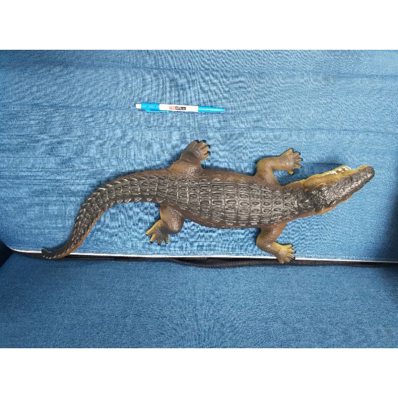 Đồ chơi mô hình cá sấu mềm có nhạc siêu to dài 55cm