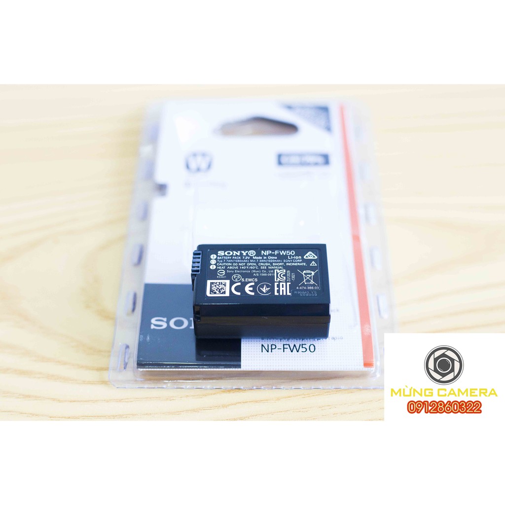 Pin sony NP-FW50 chất lượng cao cho sony A6000 , A6300 , A6500 , A7II , A7 , A7S , A7SII , A7R , A7RII