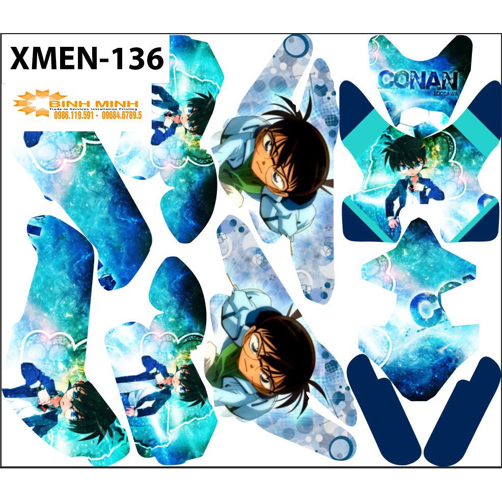 tem trùm xe điện xmen 136