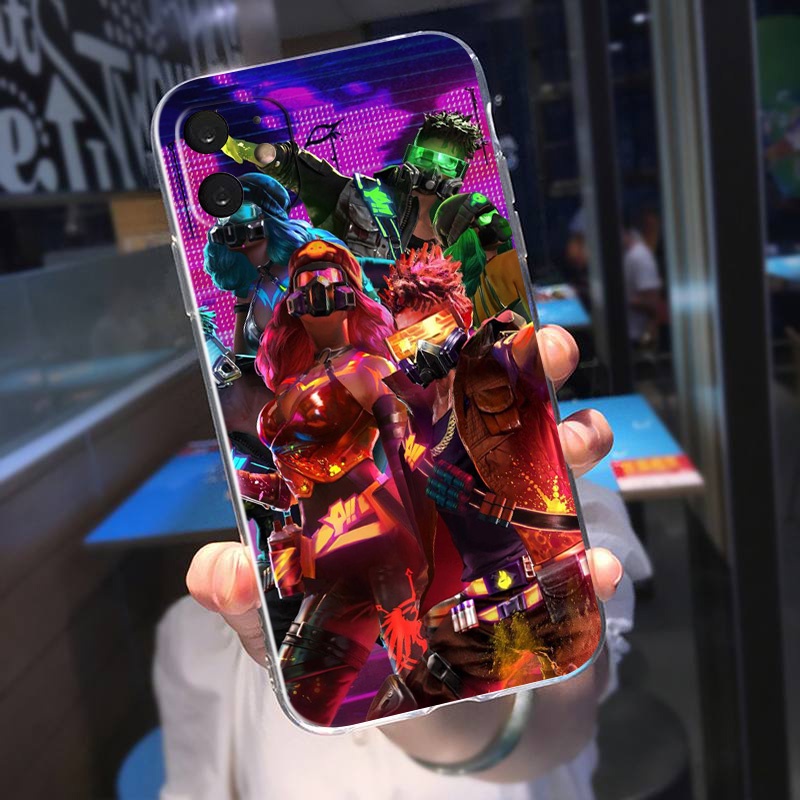 Ốp Điện Thoại Dẻo Trong Suốt Họa Tiết Game Free Fire Cho Samsung Galaxy A10 A10s A20 A30 A20s A30S A50 A50S A70 A21S A11 Casing YN65