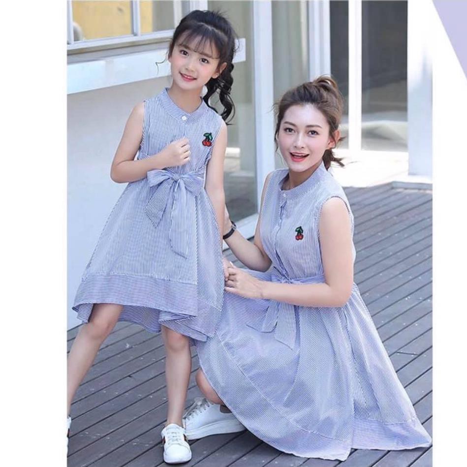 Set đồ đôi mẹ và bé hàng thiết kế với chất cotton lụa hàn mềm & đẹp, set mẹ bé gái set mẹ bé trai