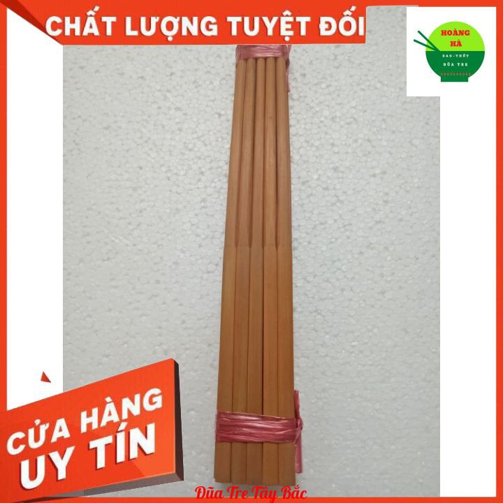 Đũa Tre Vót Tay Tây Bắc không hóa chất không nấm mốc1 bó 10 đôi.
