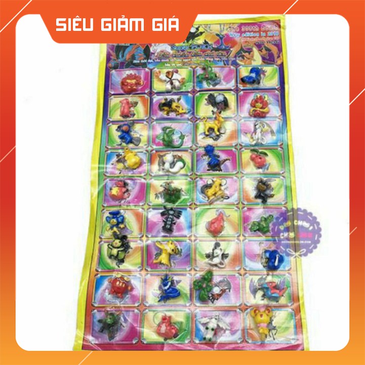 bộ 36 con pokemon mô hình nhỏ ximh