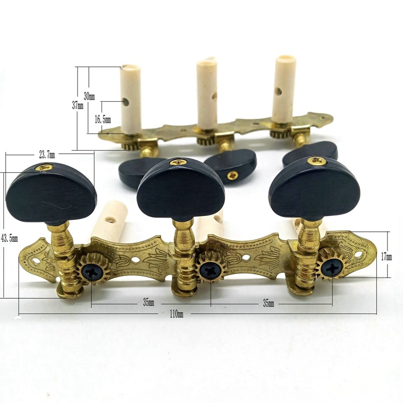 Núm Vặn Điều Chỉnh Dây Đàn Guitar Cổ Điển Trái Phải 3L3R Chuyên Dụng