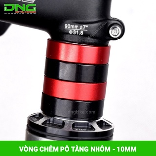 Vòng chêm pô tăng xe đạp NHÔM 10mm