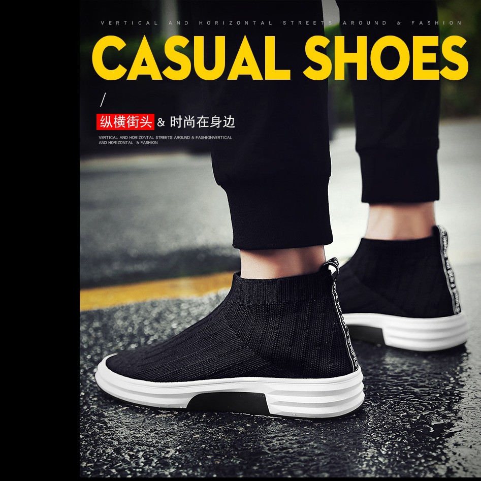 CASUAL SHOES - GIÀY THỂ THAO LƯỜI CAO CỔ - MÃ SP 8020 | BigBuy360 - bigbuy360.vn