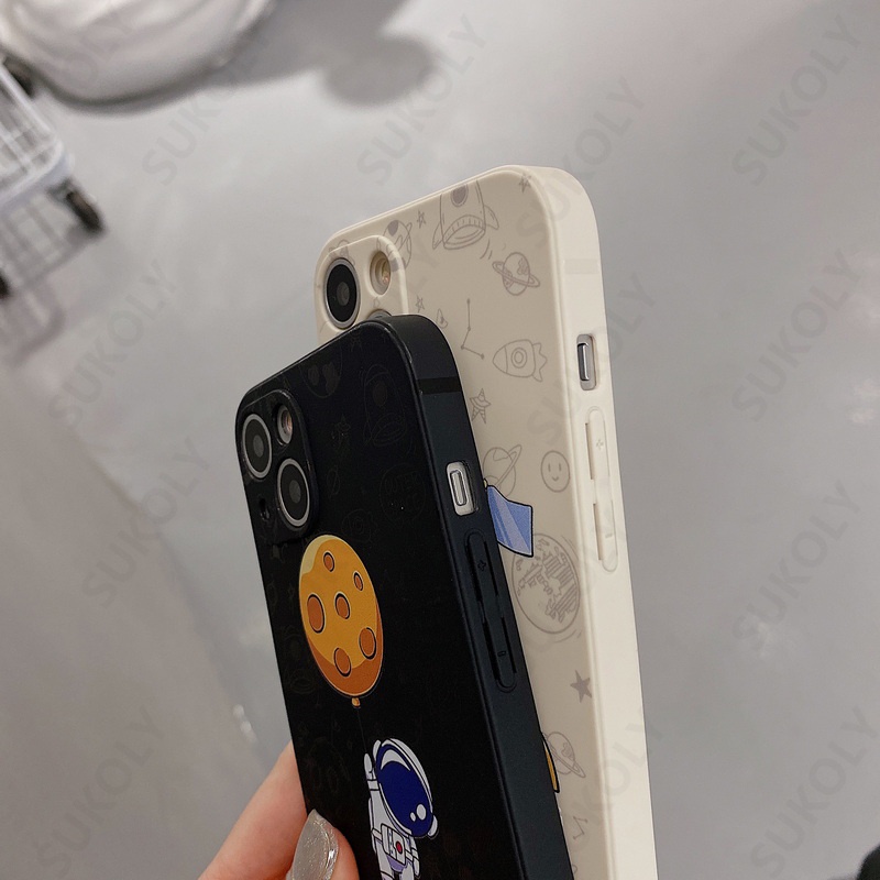 Mới Ốp Điện Thoại Hình Phi Hành Gia Cho iPhone 13 pro Max 12 pro Max 6s plus 7 plus 8 X Xs Xr Xsmax 11 pro Max Se2020