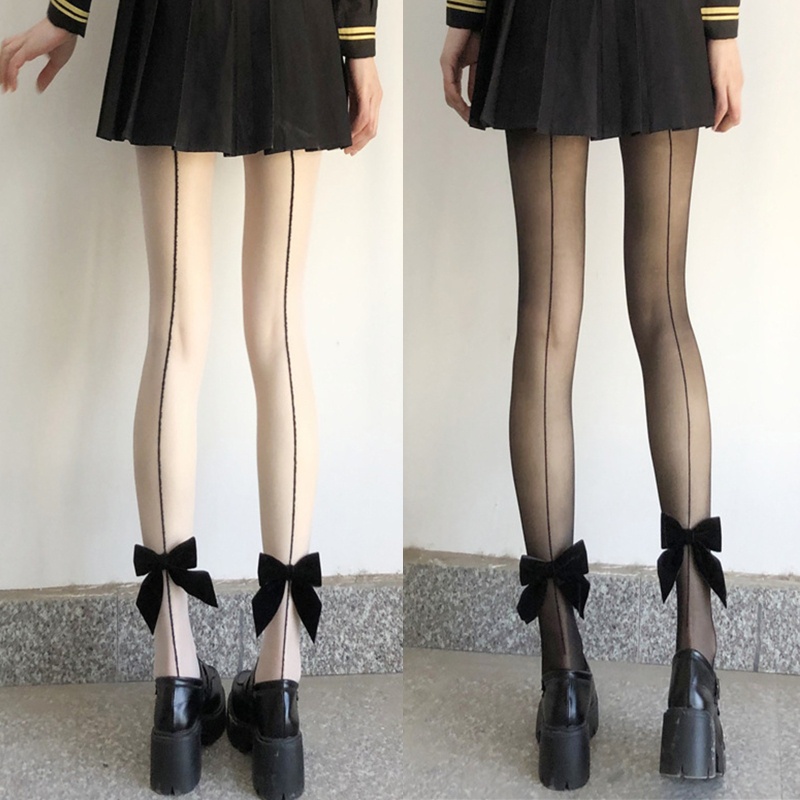 Youyo Vớ Ống Cao Qua Gối Phối Nơ Phong Cách Lolita Nhật Bản Quyến Rũ Cho Nữ