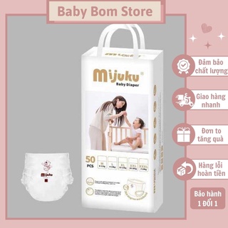 Bỉm mijuku xuất nhật quần dán xuất nhật m50/l50/xl50/xxl50 50 miếng