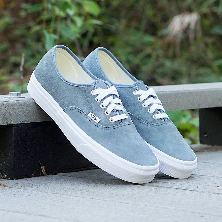 Giày Vans Chính Hãng Authentic Pig Suede Blue Fog