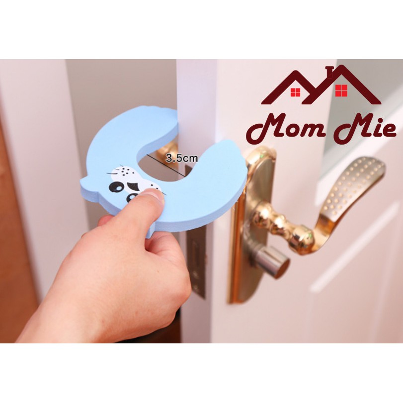 Miếng xốp chặn cửa tránh kẹt tay bé hình thú - K066