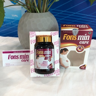 [CHÍNH HÃNG] Bổ sung DHA, EPA, Vitamin và khoáng chất cho bà bầu - Fons Mincare 30 viên