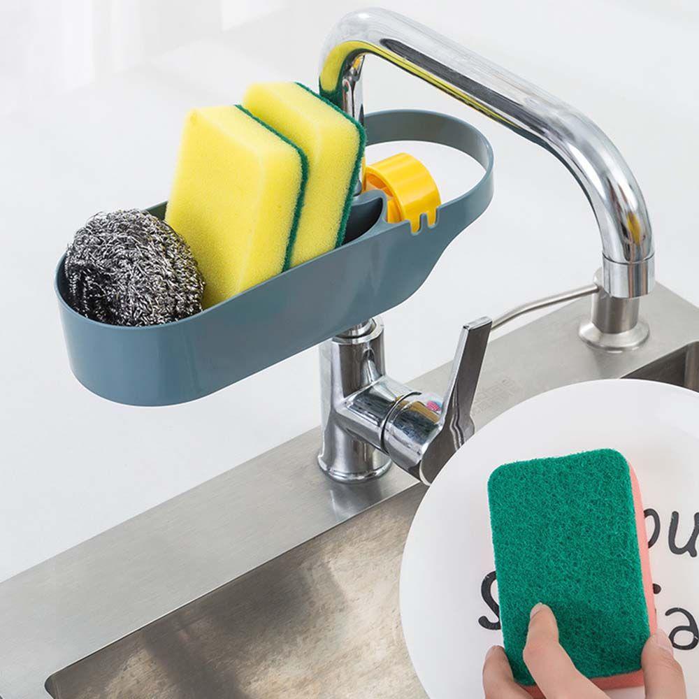 Giá Đựng Xà Phòng Gắn Vòi Nước Bồn Rửa Chén Không Cần Đục Lỗ