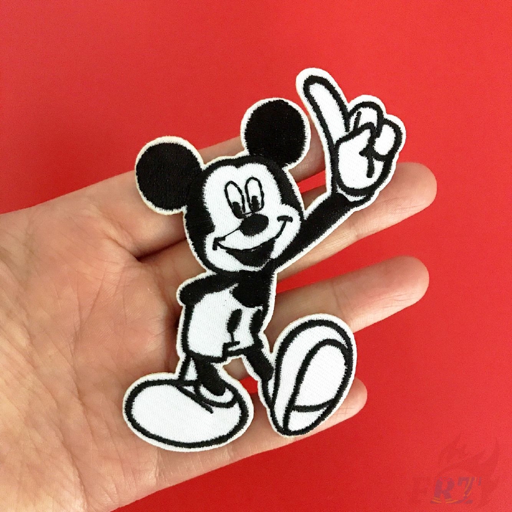 Sticker ủi thêu hình Mickey Minnie（☸ Disney：Mickey Mouse S-7 Patch ☸）