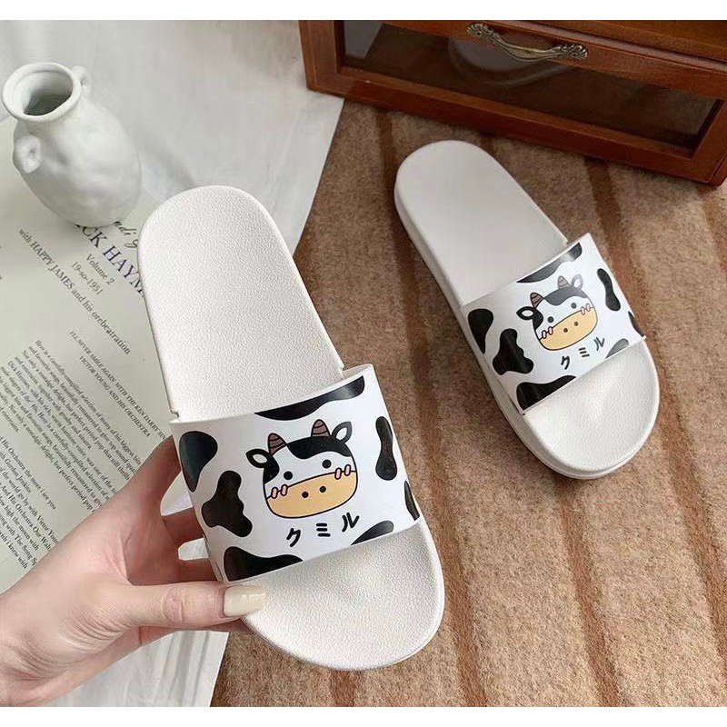 Dép Bò Sữa Siêu Dễ Thương Đáng Yêu