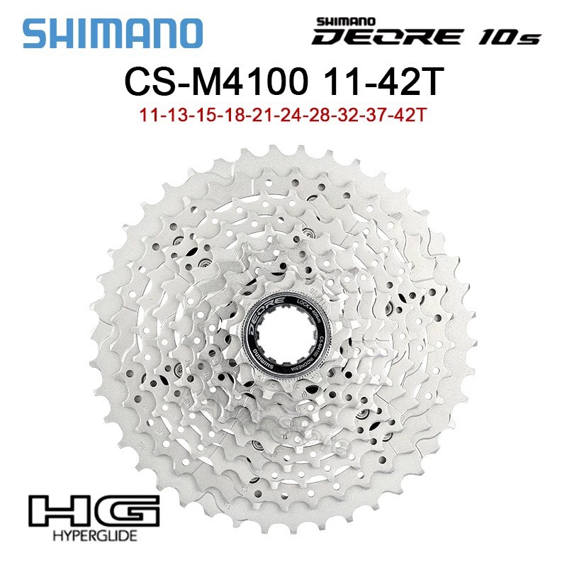 Líp Shimano Deore CS- M4100 10s