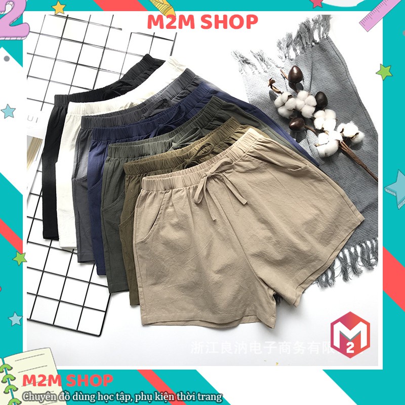 Quần đùi đũi nữ thời trang mát mẻ ống rộng (hàng đẹp chất lượng)