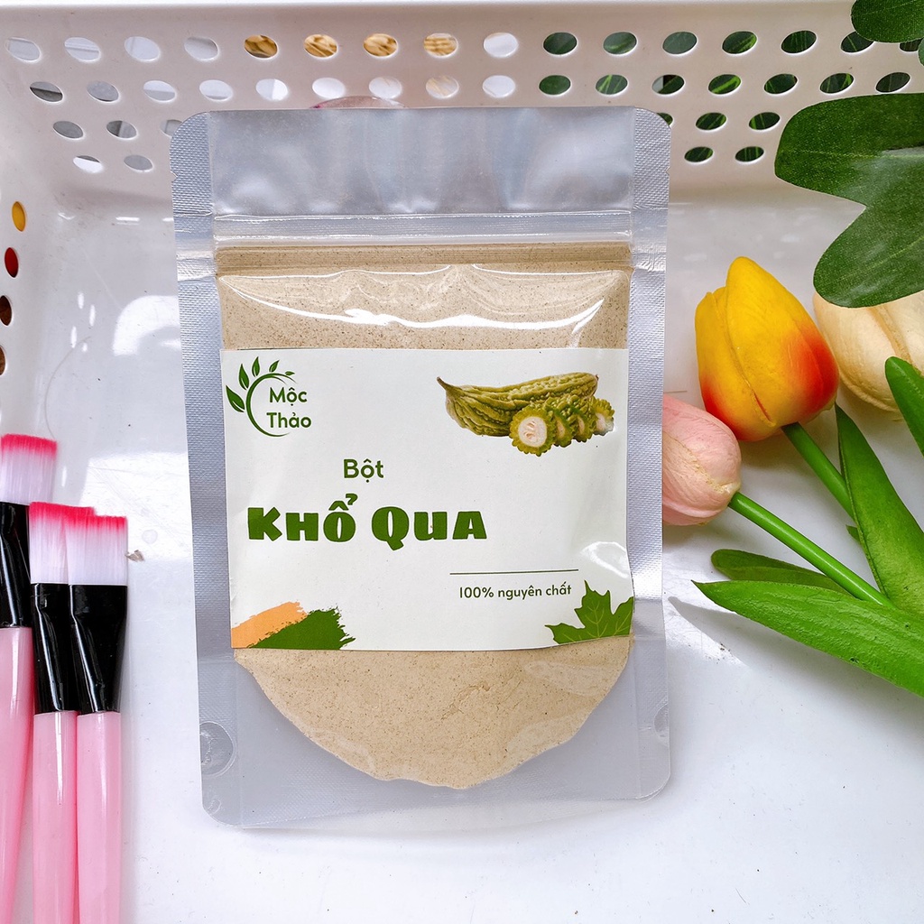Bột khổ qua rừng nguyên chất  - Giảm mụn, mờ thâm nám, trắng da