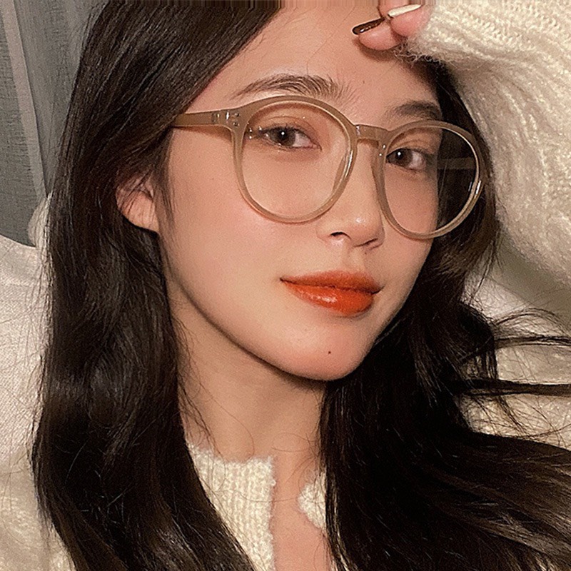 Mắt Kính Gọng Cận Form Tròn Thời Trang Unisex Dễ Thương Siêu Hot - Hazo