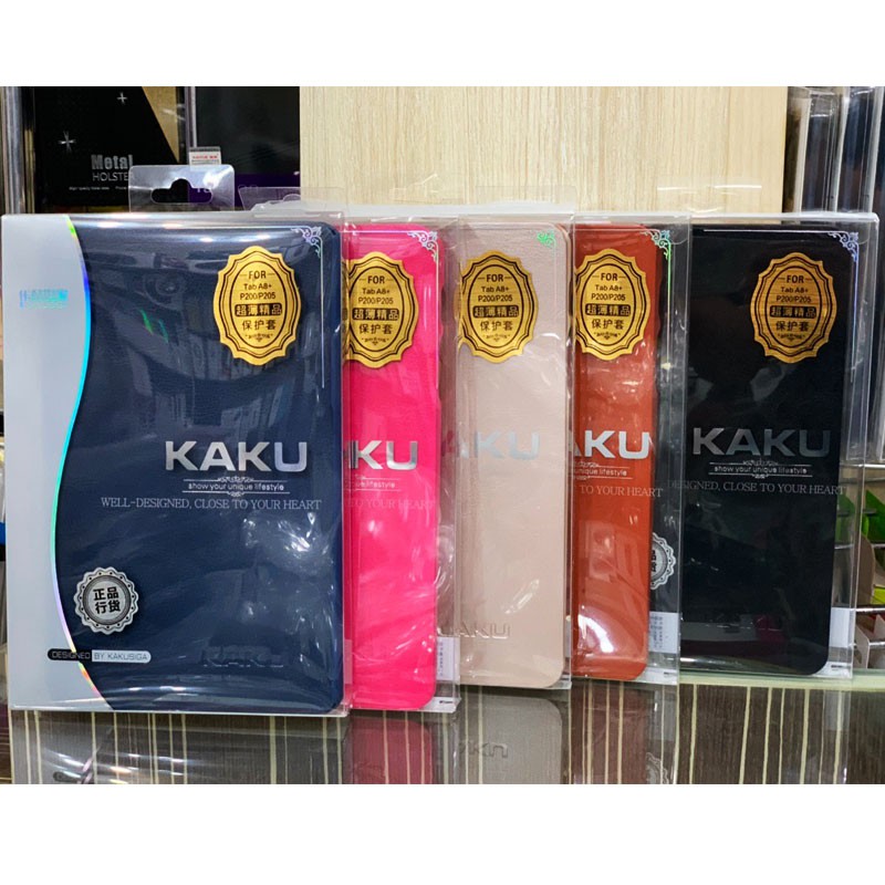 🌟CHÍNH HÃNG 🌟 Bao da KAKU , kính cường lực chống vỡ Samsung Galaxy Tab A Plus 8.0 Spen 2019 P205 Tab A+ 8inch P205.