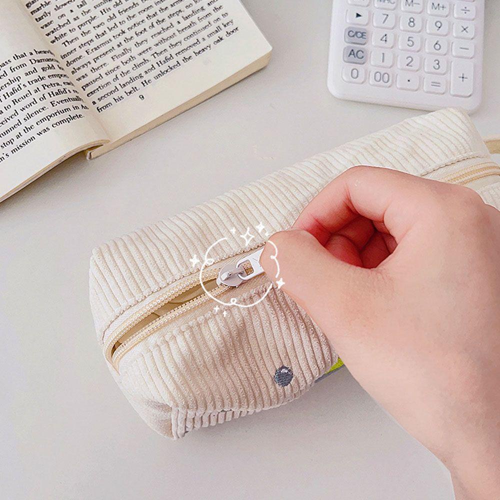 Túi Đựng Bút / Mỹ Phẩm Phủ Lông Mềm Mại Phong Cách Hàn Quốc Dễ Thương