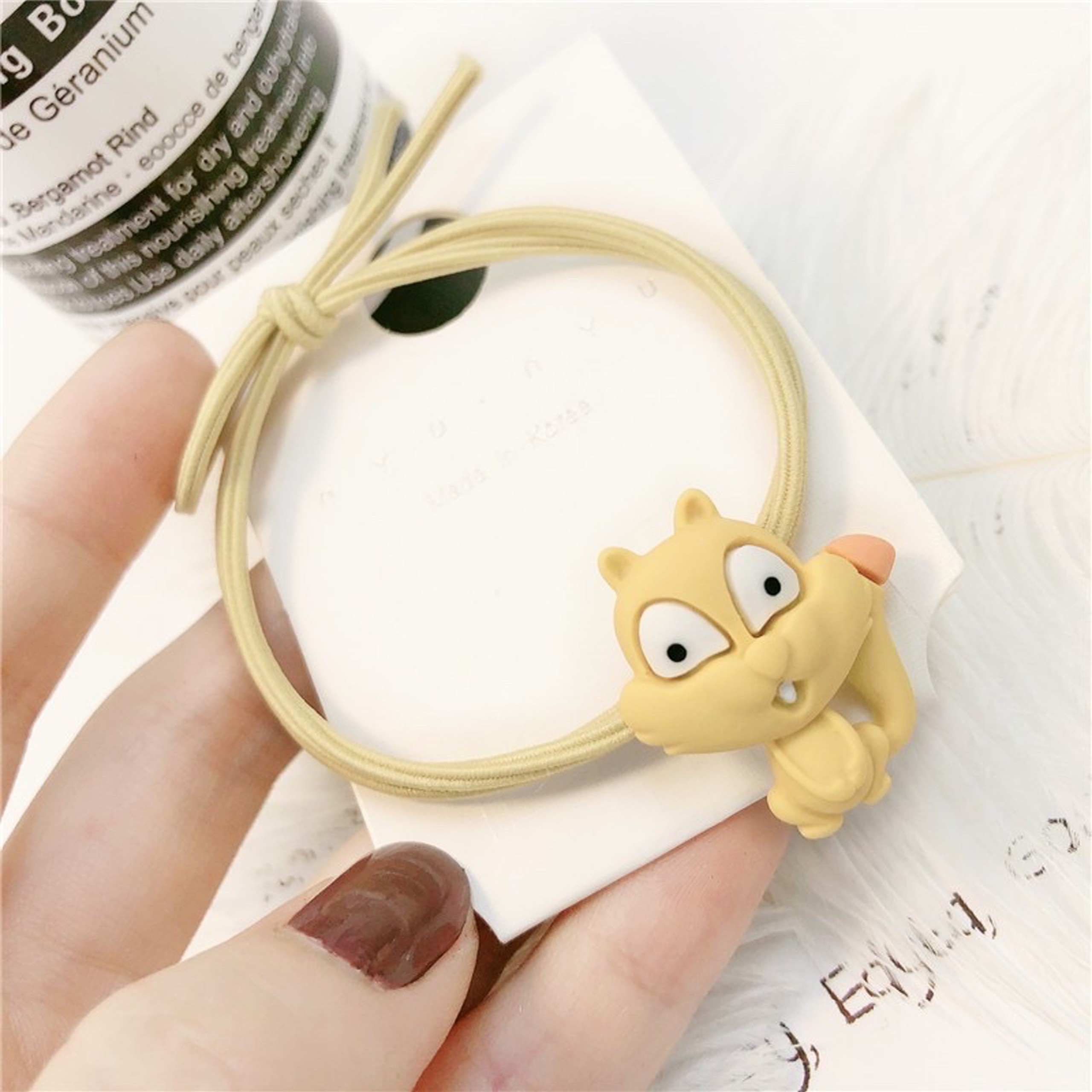 (Set 5 sợi ) Chun buộc tóc/Cột tóc hình sóc cute CT02V