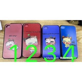 Ốp lưng iphone4G/4S ,iphone5G /5S ciềng dẻo in hình kute