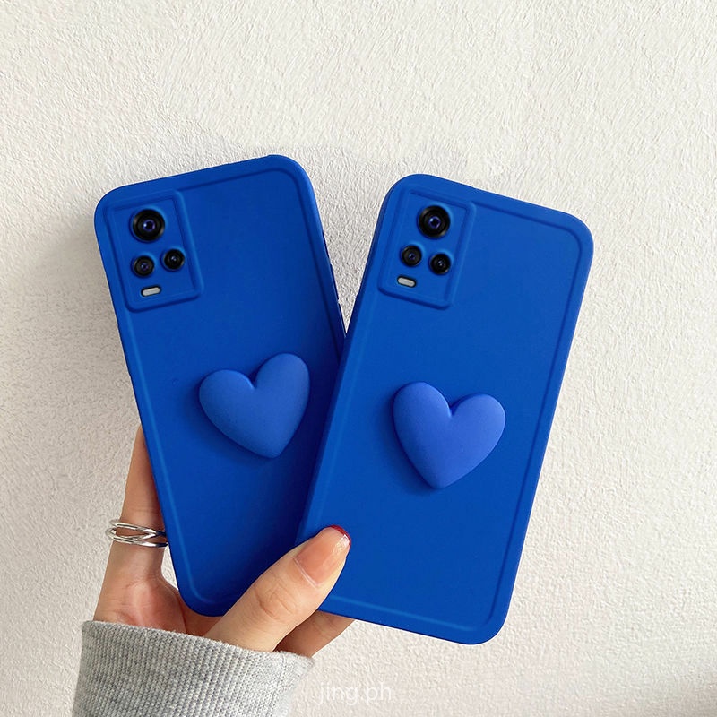 Ốp lưng VIVO Y21 Y21S Y33S V20 Pro Ốp lưng điện thoại silicon 3D tình yêu Hàn Quốc