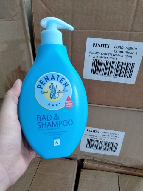 Sữa tắm gội Penaten chống cảm cúm cho bé