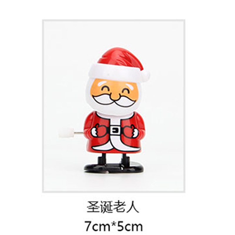 Đồ chơi lên dây cót ZHAN QI TOYS hình ông già noel/người tuyết/tuần lộc nhiều màu đáng yêu cho bé