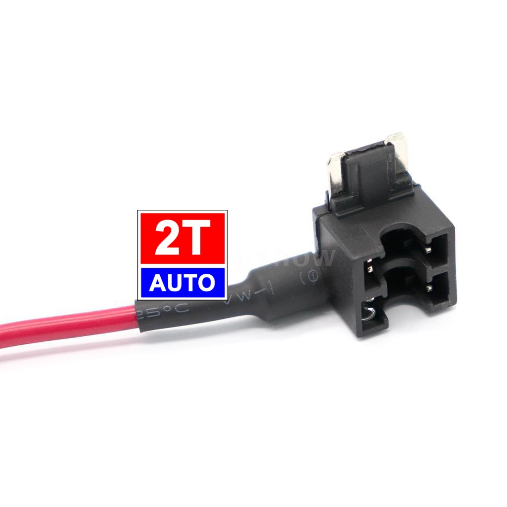 Dây câu nối cầu chì dùng cho ô tô, xe hơi  LOẠI CHÂN NGẮN MICRO- Car Fuse Adapter Tap, Fuse Holder Connector.:   SKU:197