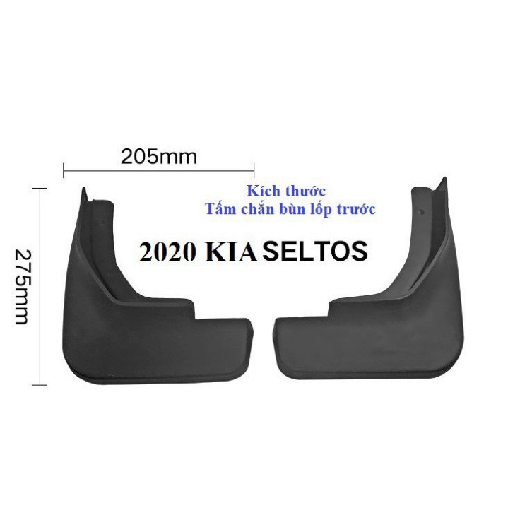 Bộ chắn bùn bánh dành cho xe KIA SELTOS 2020, 2021 2022 2023.