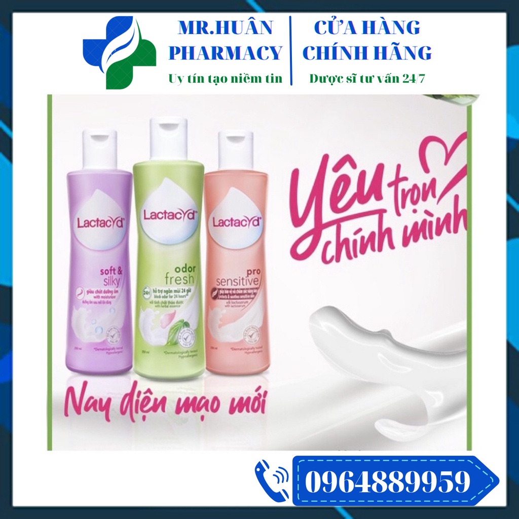 Dung dịch vệ sinh phụ nữ Lactacyd 250ml - Yêu trọn chính mình