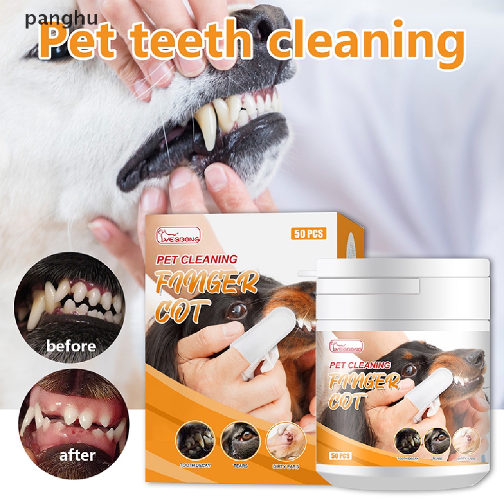 Bàn Chải Đánh Răng Thoáng Khí Đeo Ngón Tay Tiện Dụng Cho Thú Cưng