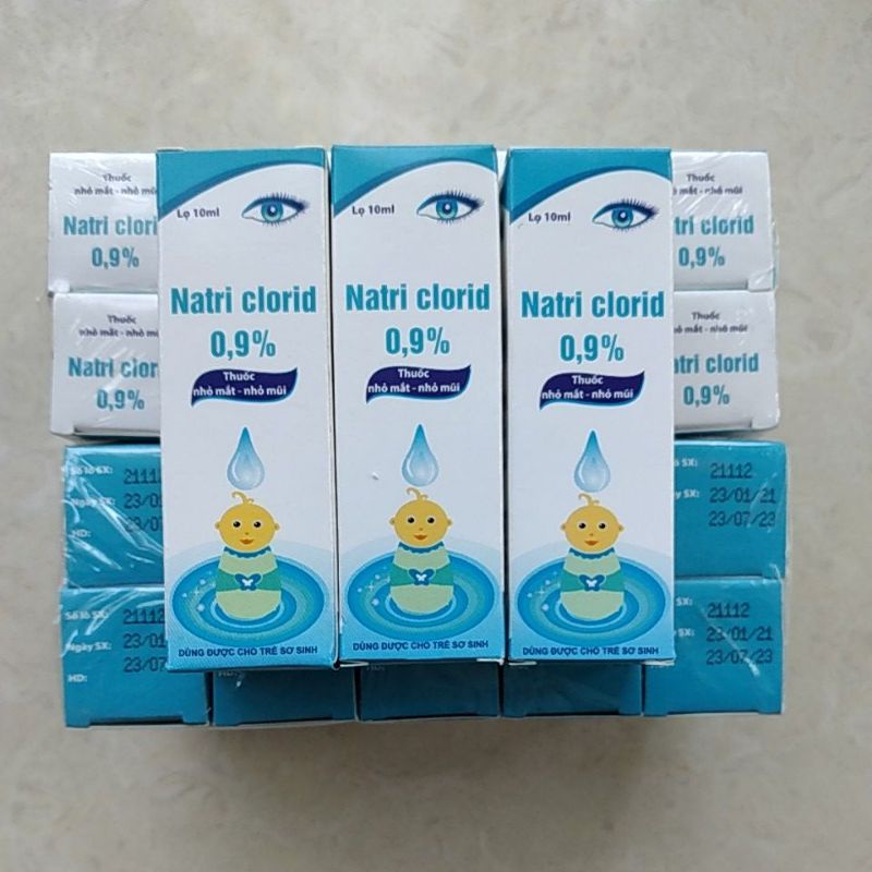 Combo 10 lọ nước muối sinh lý rửa mắt mũi NaCl 0,9% Nam Hà - Nước muối HẢI PHÒNG - Thanh Hóa - HCM