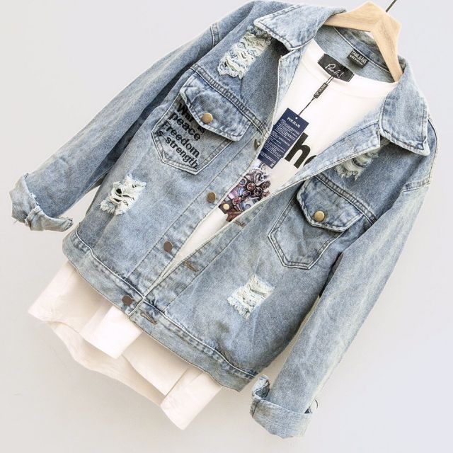 Áo khoát jean cực xinh