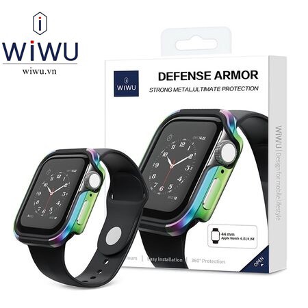 Wiwu Defense Armor Case cho Apple Watch Series 6 / Series 5 / Series 4 / SE ,  ốp chống sốc viền thép cho đông hồ apple