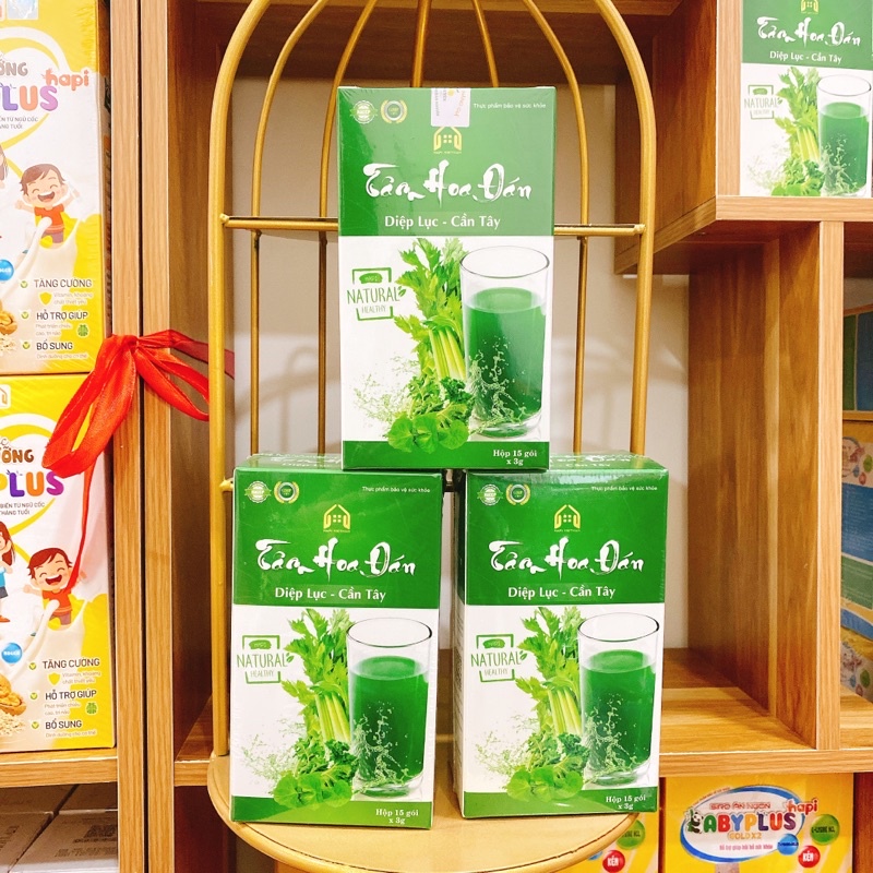 TÂM HOA ĐÁN ❤️ KÈM QUÀ❤️ Diệp Lục Cần Tây Giúp Đẹp Da ,Giảm Cân ,Giảm Mụn,Thâm Nám, Mát Gan ,Tăng Cường Sinh Lý Nam Nữ