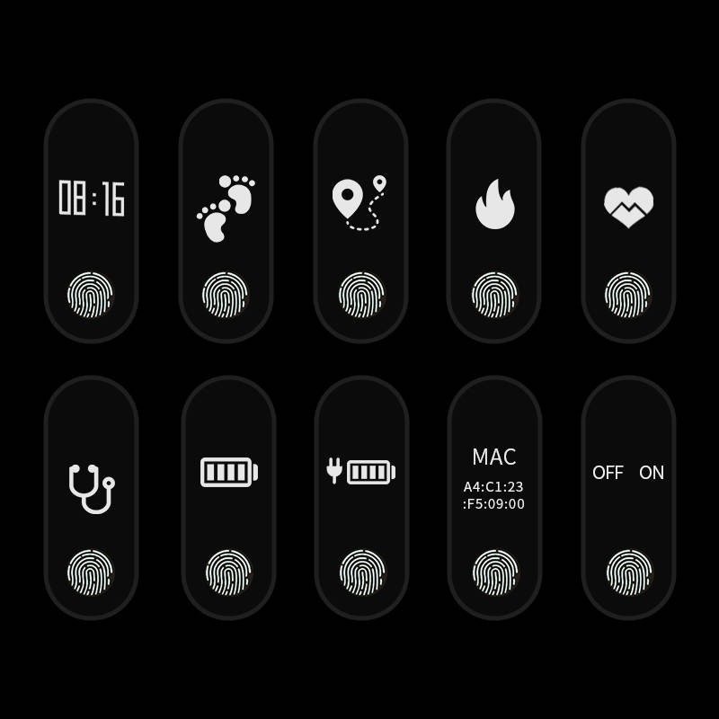 tử hồ Mô hình vụ nổ! Vòng đeo tay thông minh Bluetooth Phiên bản Hàn Quốc của nam và nữ sinh viên đa chức năng bước | BigBuy360 - bigbuy360.vn