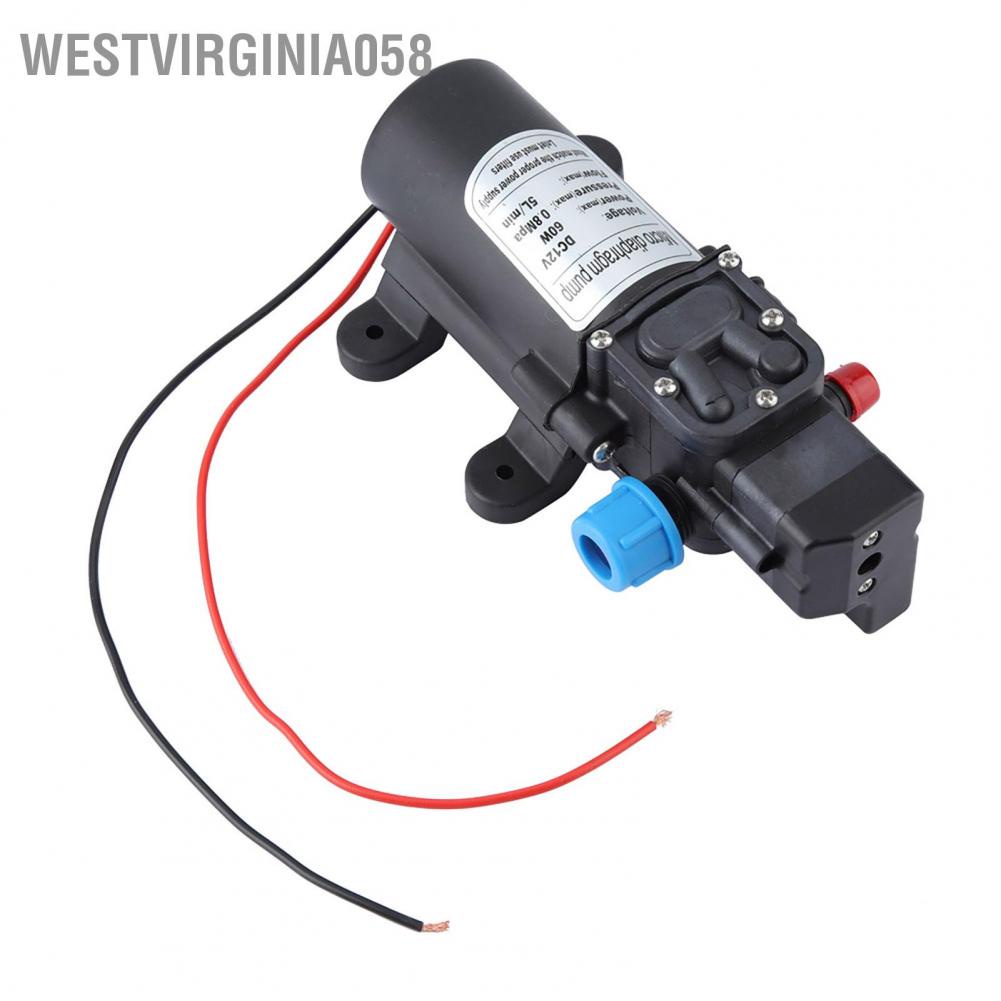 Westvirginia058 Westvirginia058 Máy bơm màng điện vi mô 12V 60W nước có công tắc áp suất