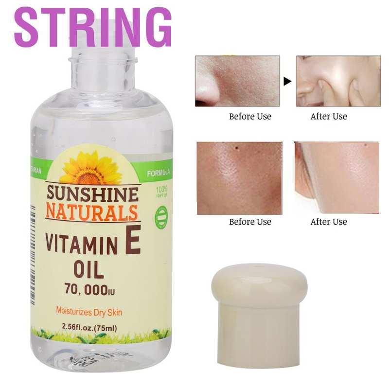 Tinh dầu dưỡng chứa Vitamin E làm ẩm và trắng da cung cấp dinh dưỡng 75ML (chai xanh lá dùng buổi sáng) | BigBuy360 - bigbuy360.vn