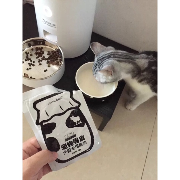 SỮA CHUA TĂNG CƯỜNG MIỄN DỊCH,TIÊU HOÁ CHO CHÓ MÈO MONBAB 50g