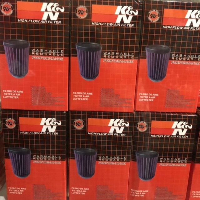 Lọc gió trụ K&N 1280 " tặng kèm 3 co " luôn áo mưa